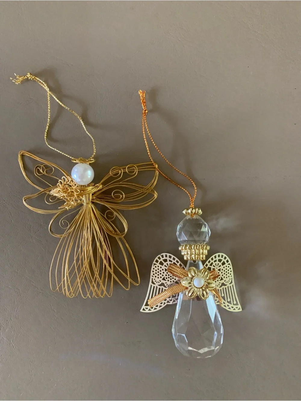 Gold and Crystal Angel Ornaments - Picture 5 of 5